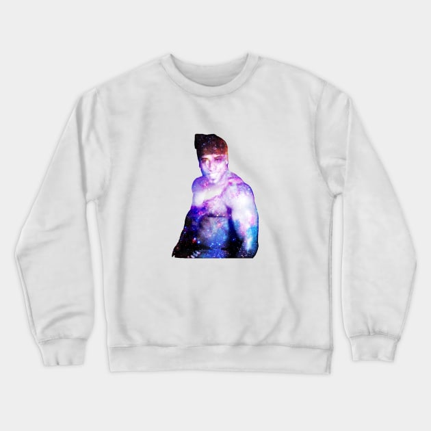 Ricardo Milos Galaxy Crewneck Sweatshirt by giovanniiiii